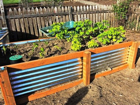 how to build planter boxes out of corrugated metal|galvanized metal garden beds.